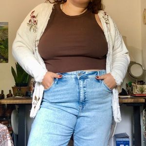 Vintage Heirloom Collectibles Embroidered Cardigan